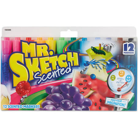 MRK MR SKECTCH 12PK MARKERS SCENTED